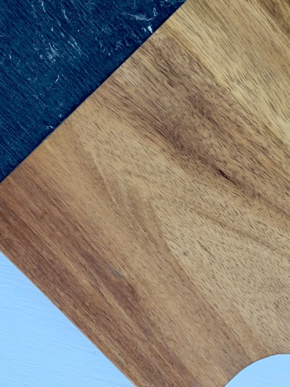 Acacia Wood & Black Marble cutting Board